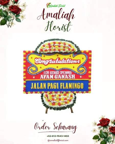 Sewa Papan Bunga Totokan